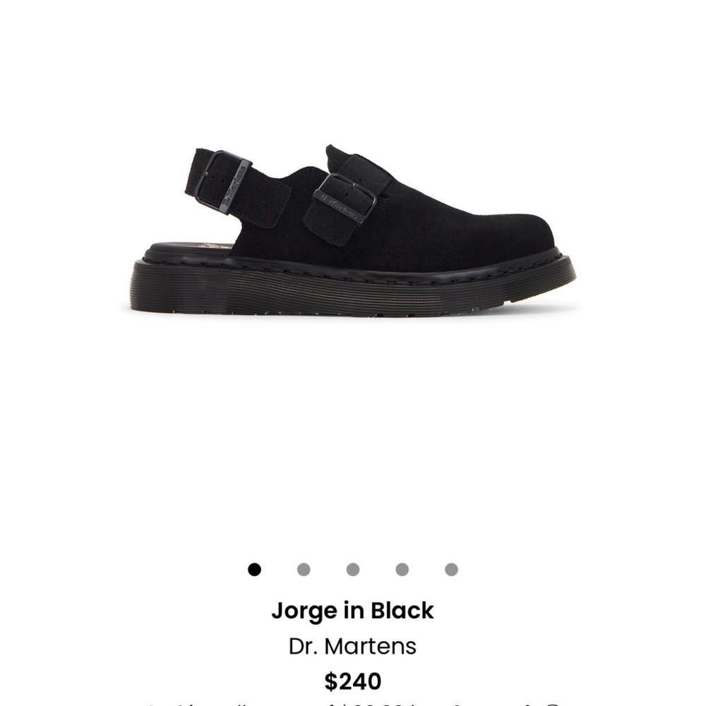 Dr. Martens Kids Black Shoes